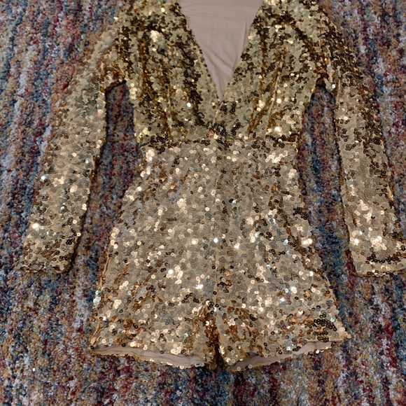 Custom gold sequin jumpsuit (Not included in Discount offer - Picture 16 of 16